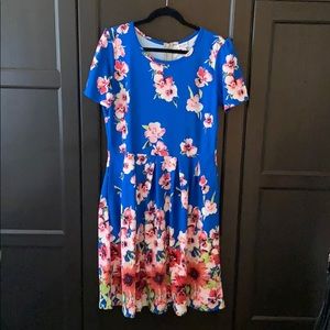 LuLaRoe Amelia Dress 2XL